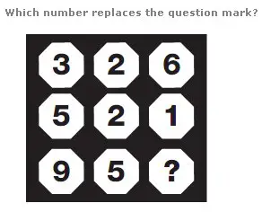 Facebook Logic puzzle- which number