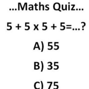 simple math quiz