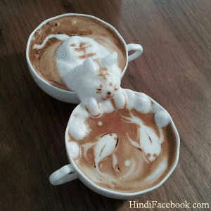 Amazing Drawings in Cofee Cup7