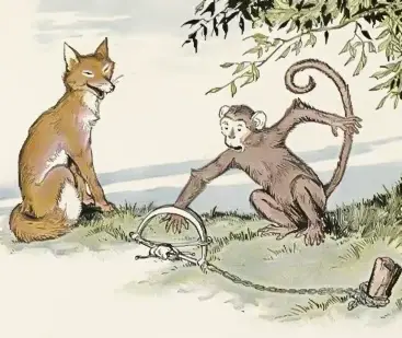 लोमड़ी और बंदर की मज़ेदार कहानी