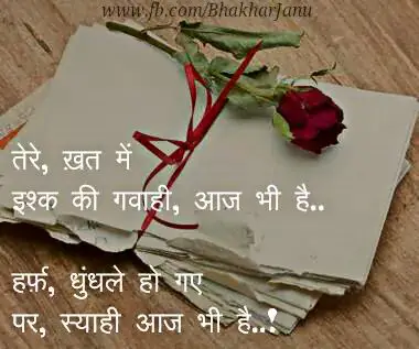 Love Letter Hindi Shayri