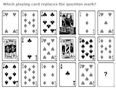 Card Puzzle – Which playing card